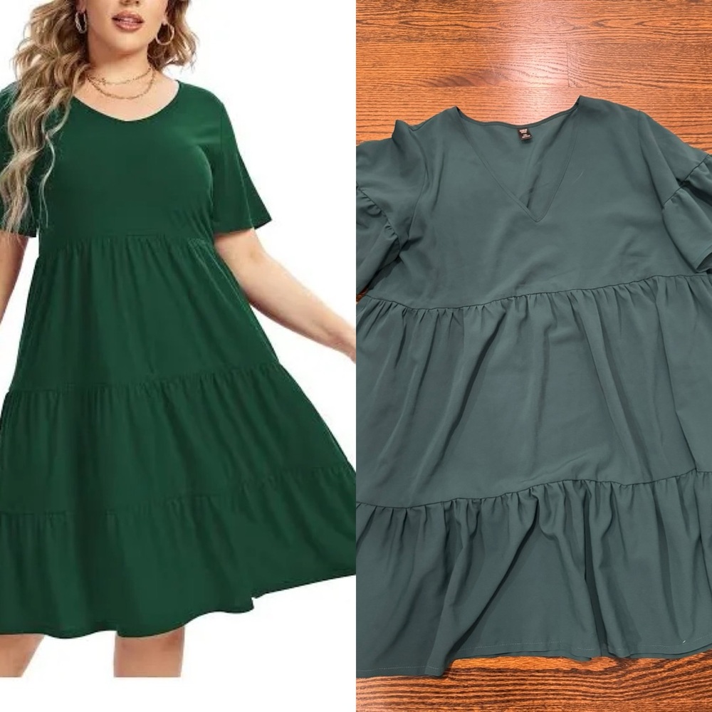 Green Shift Dress
